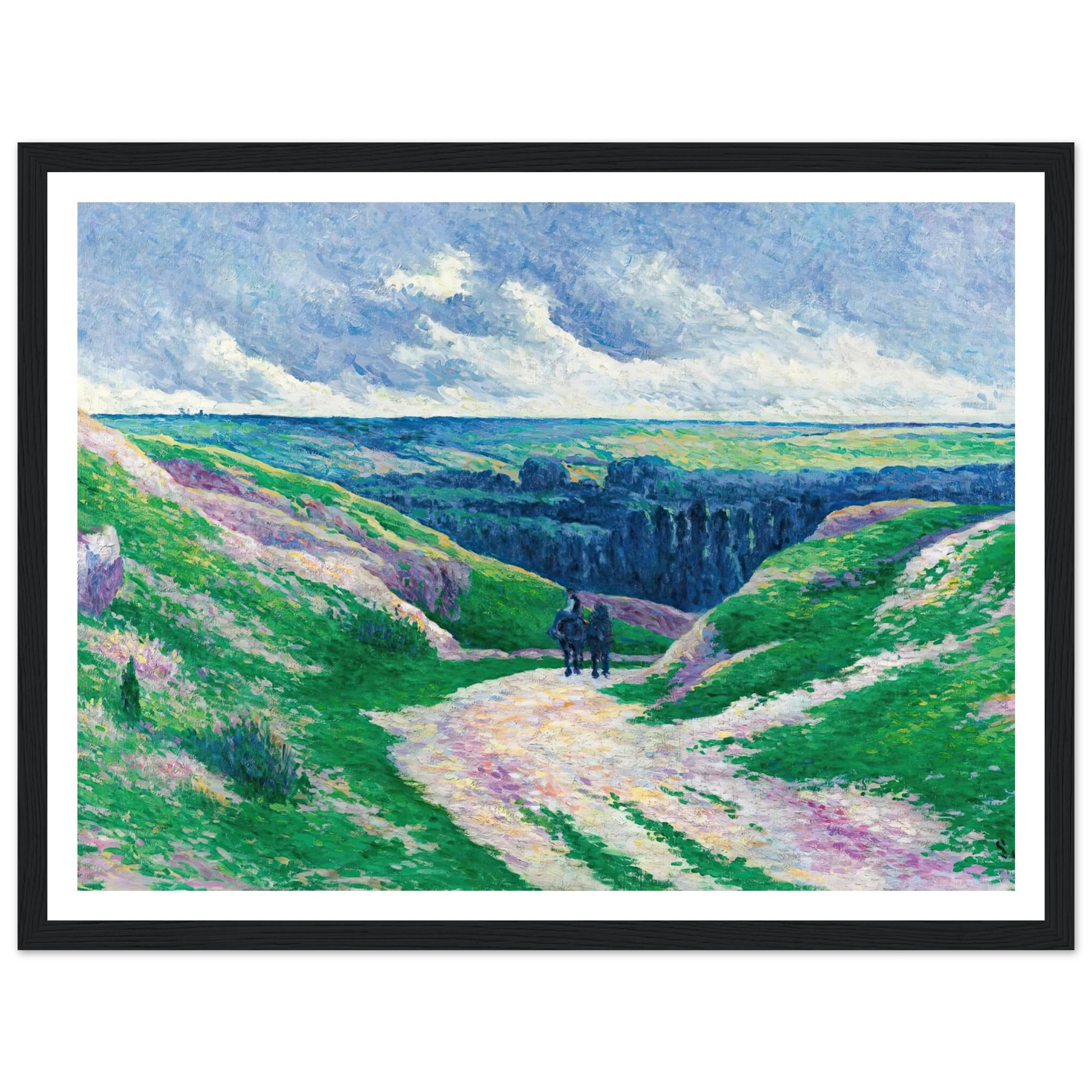 Paysage Près De Moulineux Sur Oise (circa 1902-03) Art Print | Maximilien Luce-Quipham Collections