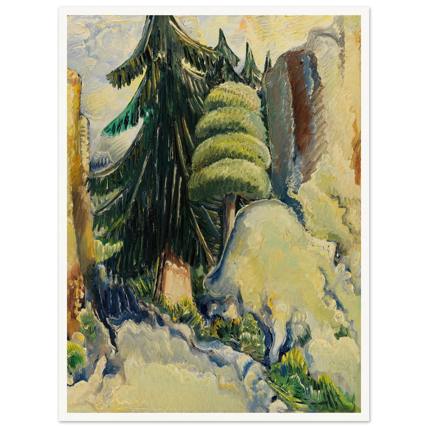 Baumlandschaft (1937) Art Print | Paul Kleinschmidt-Quipham Collections