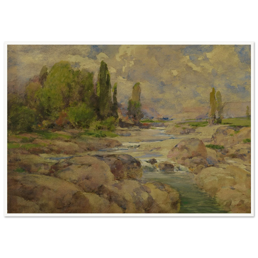 The Normal Rock Creek (1910) Art Print | William Henry Holmes-Quipham Collections