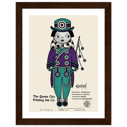 Queen City Ink, Ad. 01 (1890-1913) Art Print | Augustus Jansson-Quipham Collections