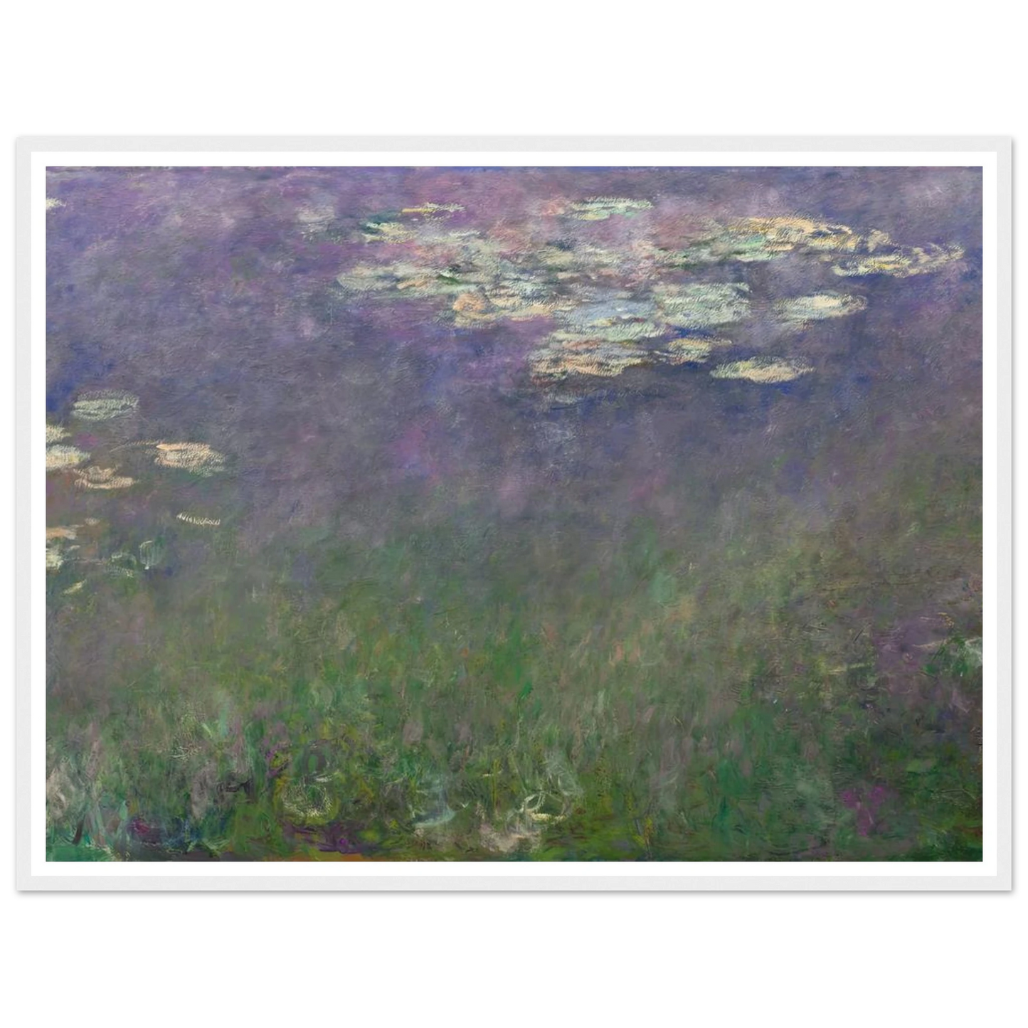 Water Lilies (Agapanthus) (c. 1915–26) Art Print | Claude Monet-Quipham Collections