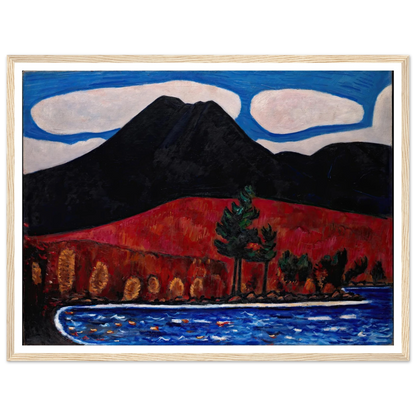 Mt. Katahdin (Maine), Autumn (1939–40) Art Print | Marsden Hartley-Quipham Collections