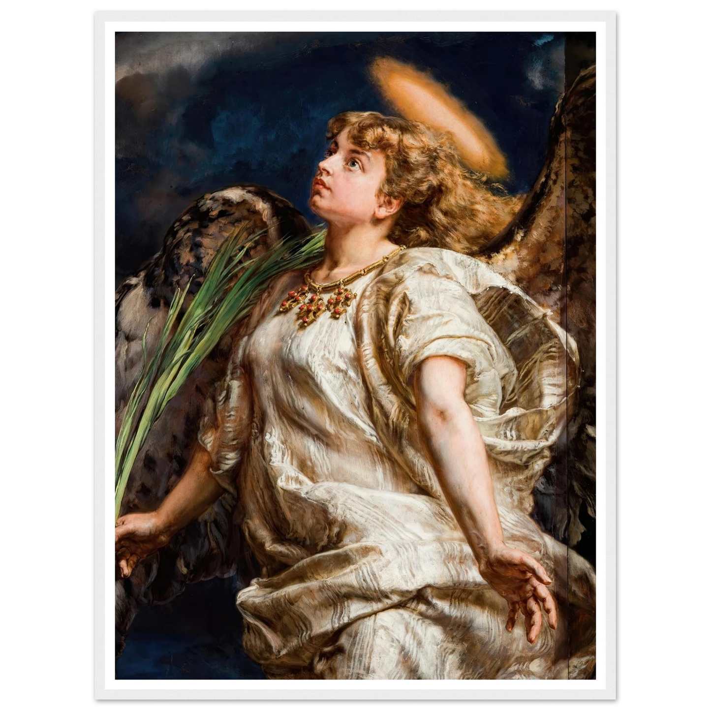 Song – study for the painting of Joan of Arc (1886) Art Print | Jan Matejko-Quipham Collections