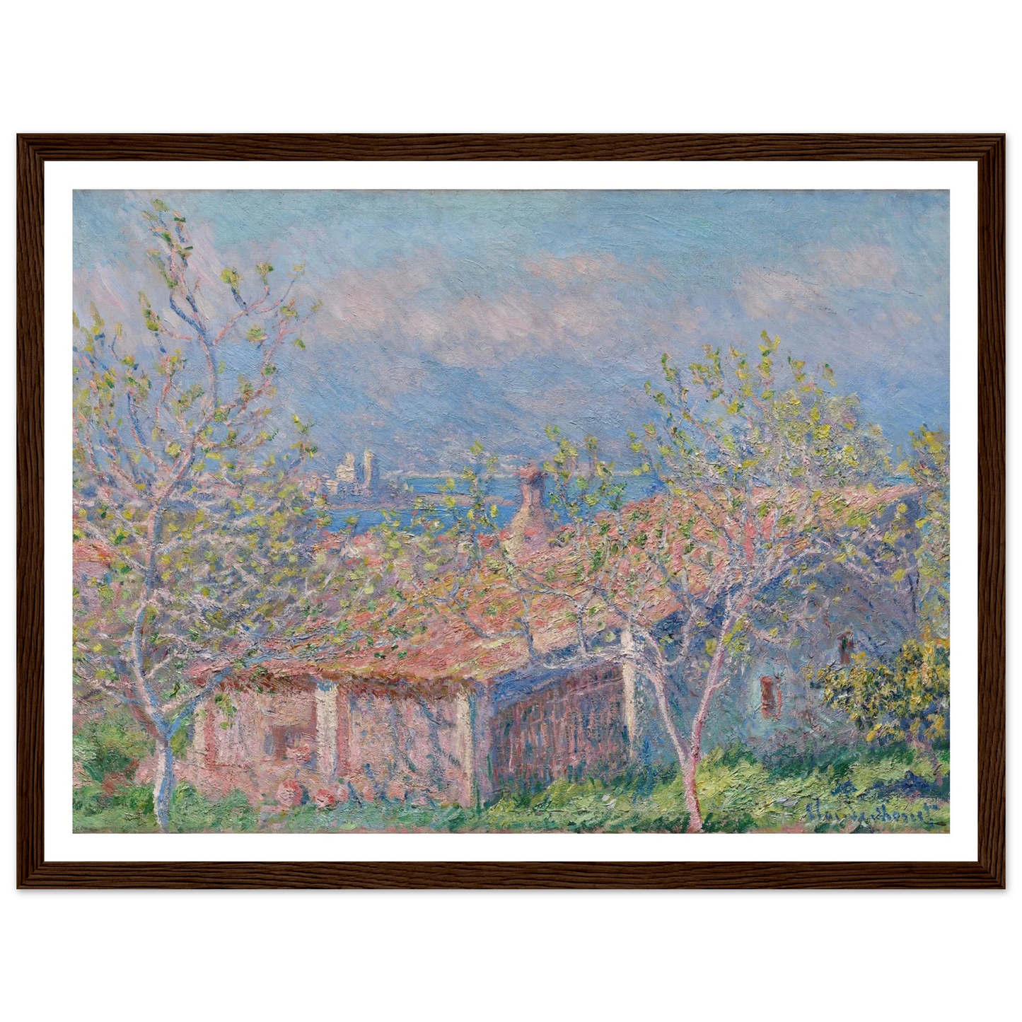 Gardener’s House at Antibes (1888) Art Print | Claude Monet-Quipham Collections