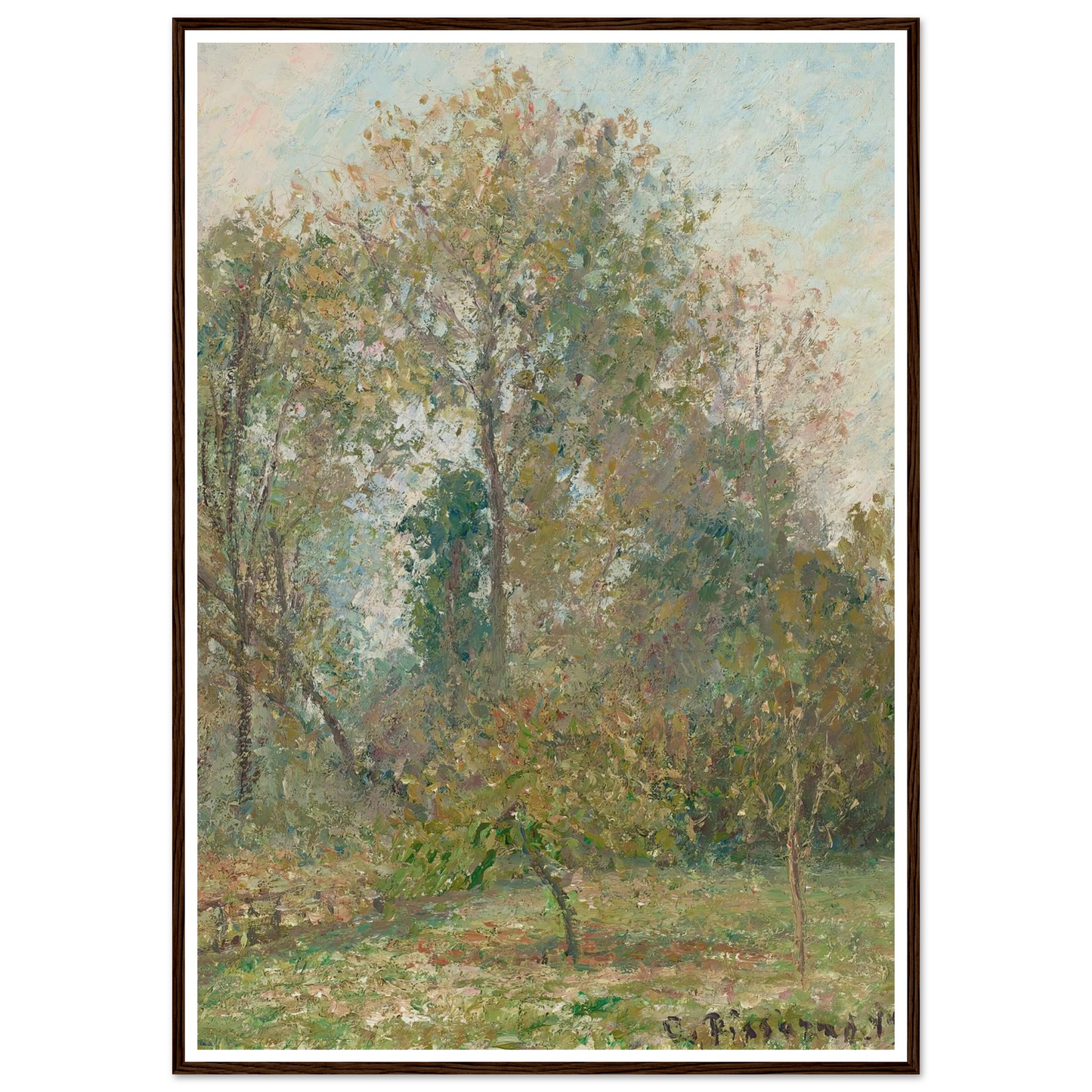 Gelée blanche à Eragny (1902) Art Print | Camille Pissarro-Quipham Collections