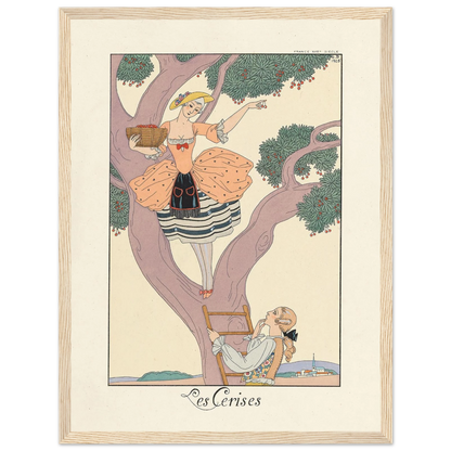 Les Cerises (Cherries) (1922–1926) Art Print | George Barbier-Quipham Collections
