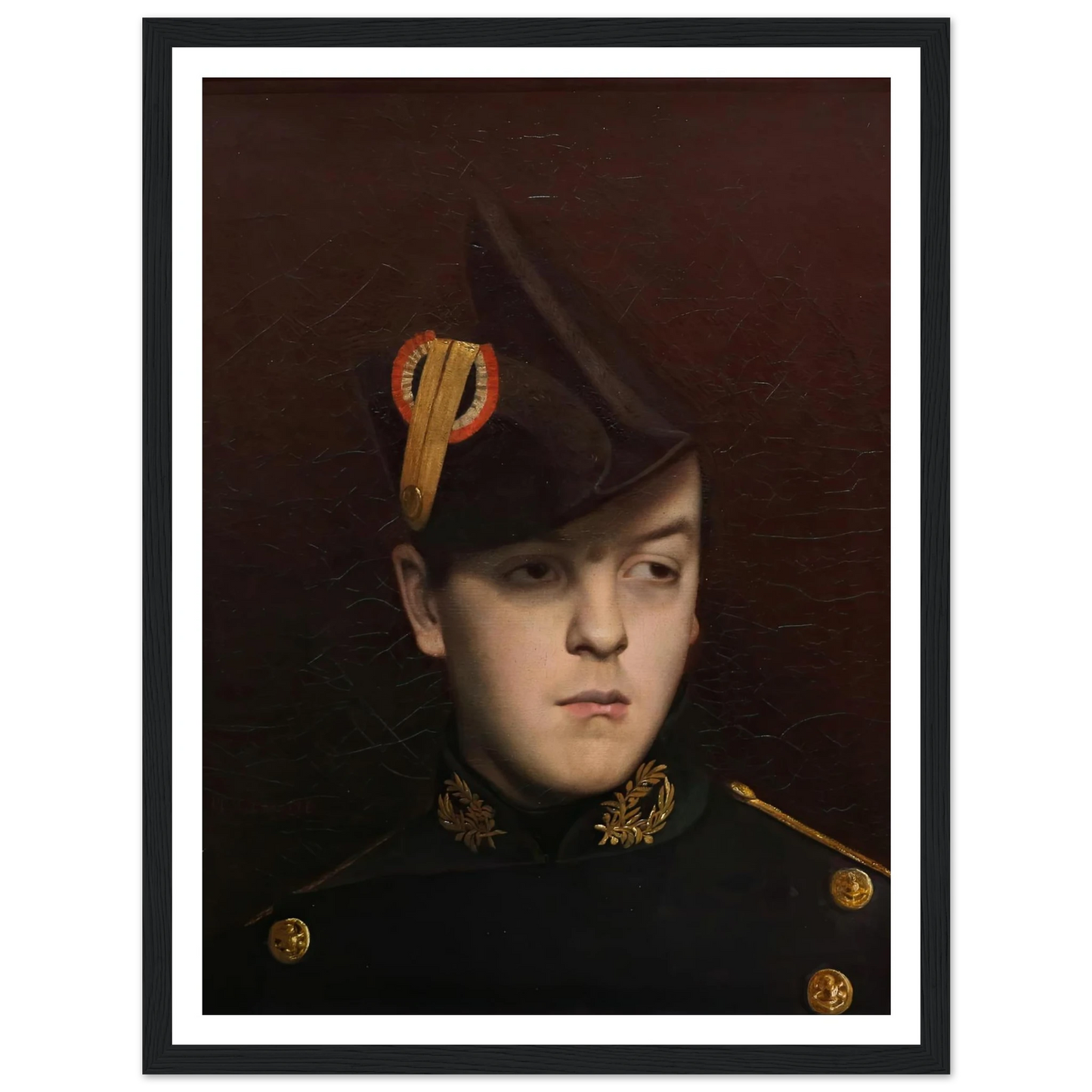 Portrait of Armand Gérome Art Print | Jean Leon Gerome-Quipham Collections