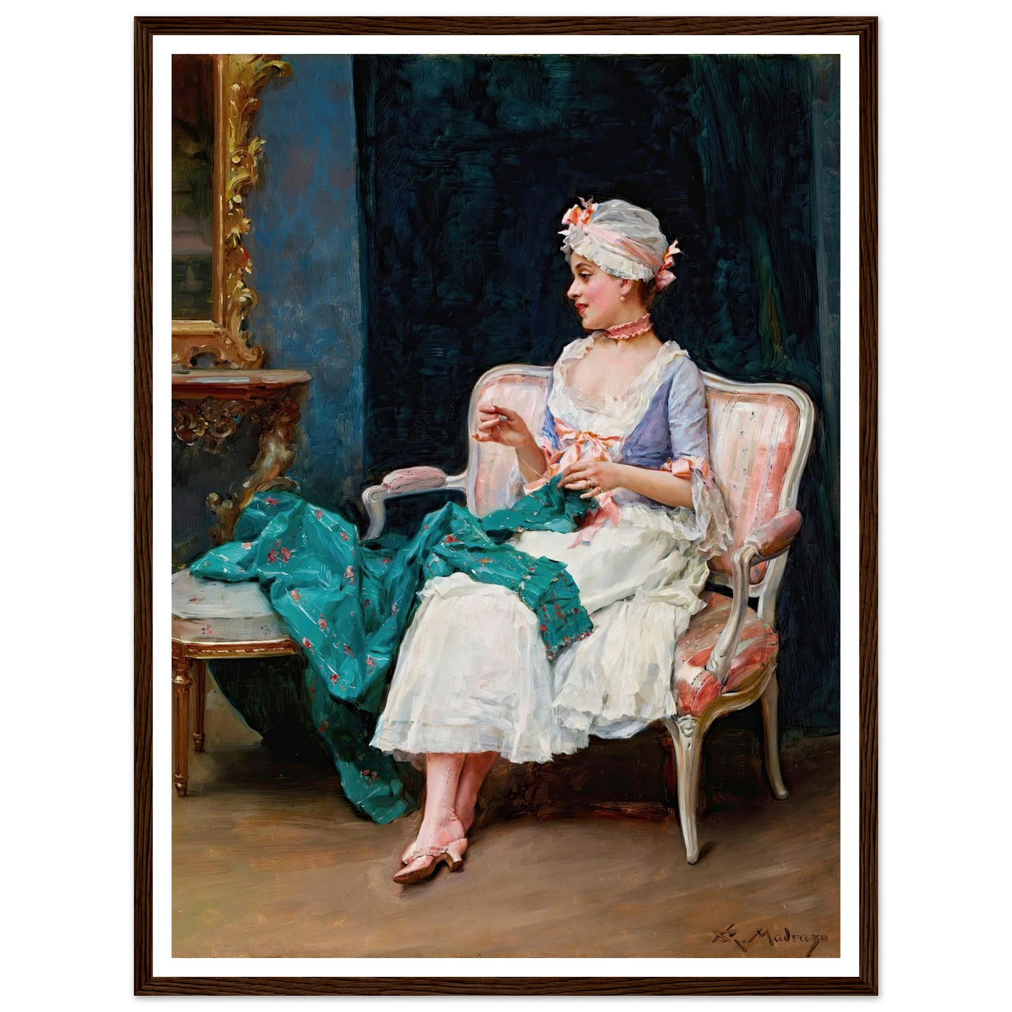Aline Art Print | Raimundo de Madrazo y Garreta-Quipham Collections
