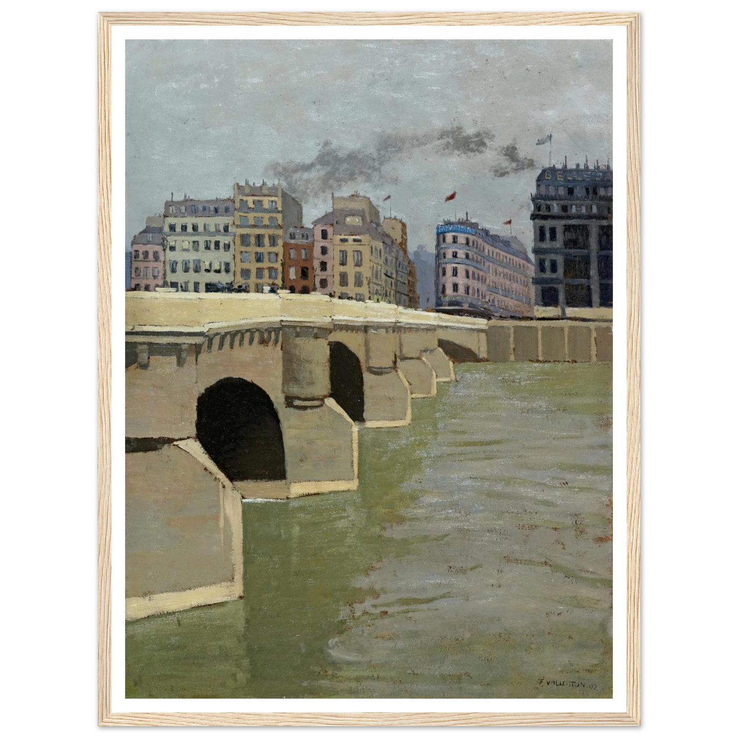 The Pont Neuf Bridge, 1902 Art Print | Felix Vallotton-Quipham Collections