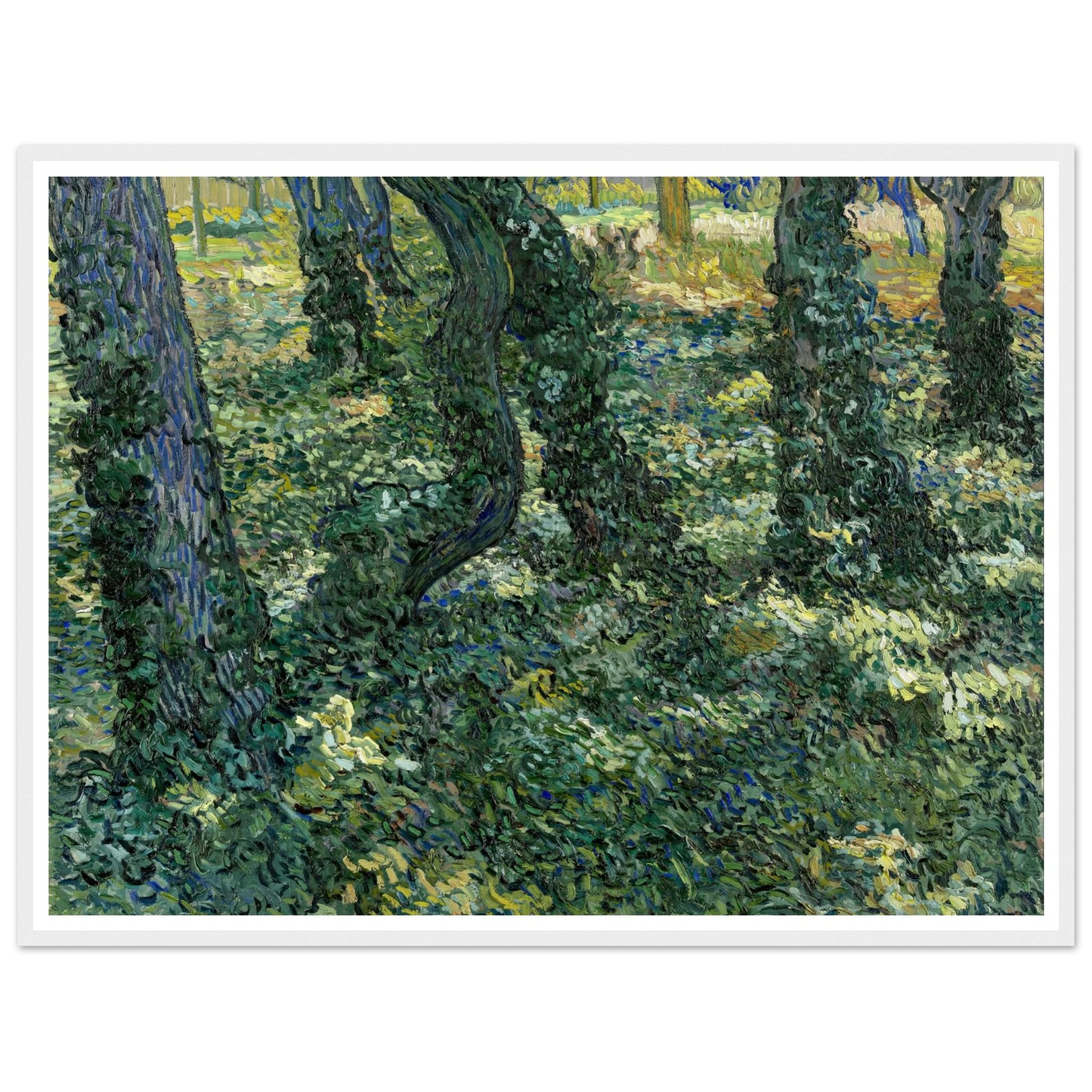 Undergrowth Art Print | Vincent van Gogh-Quipham Collections