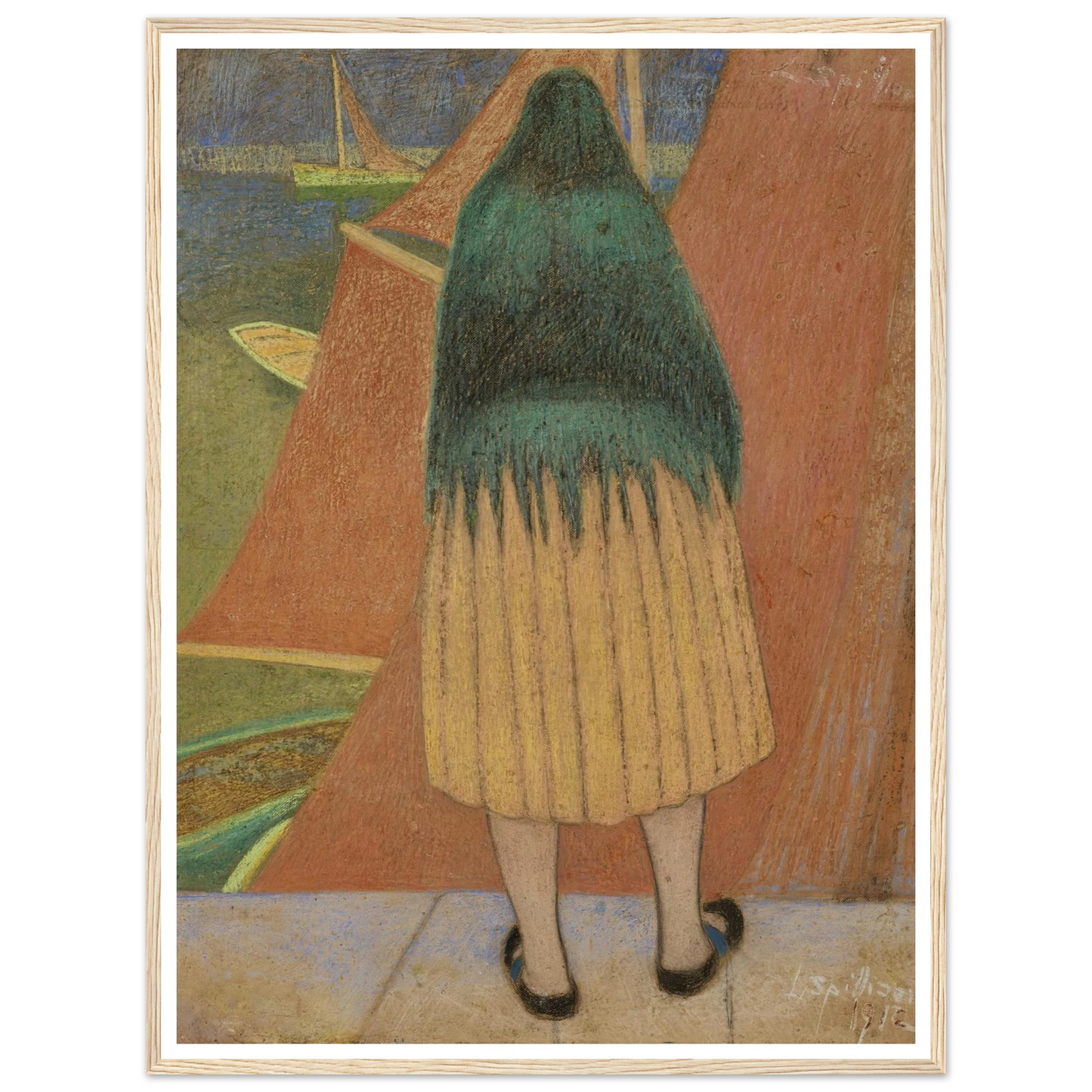 Vissersvrouw (1912) Art Print | Leon Spilliaert-Quipham Collections