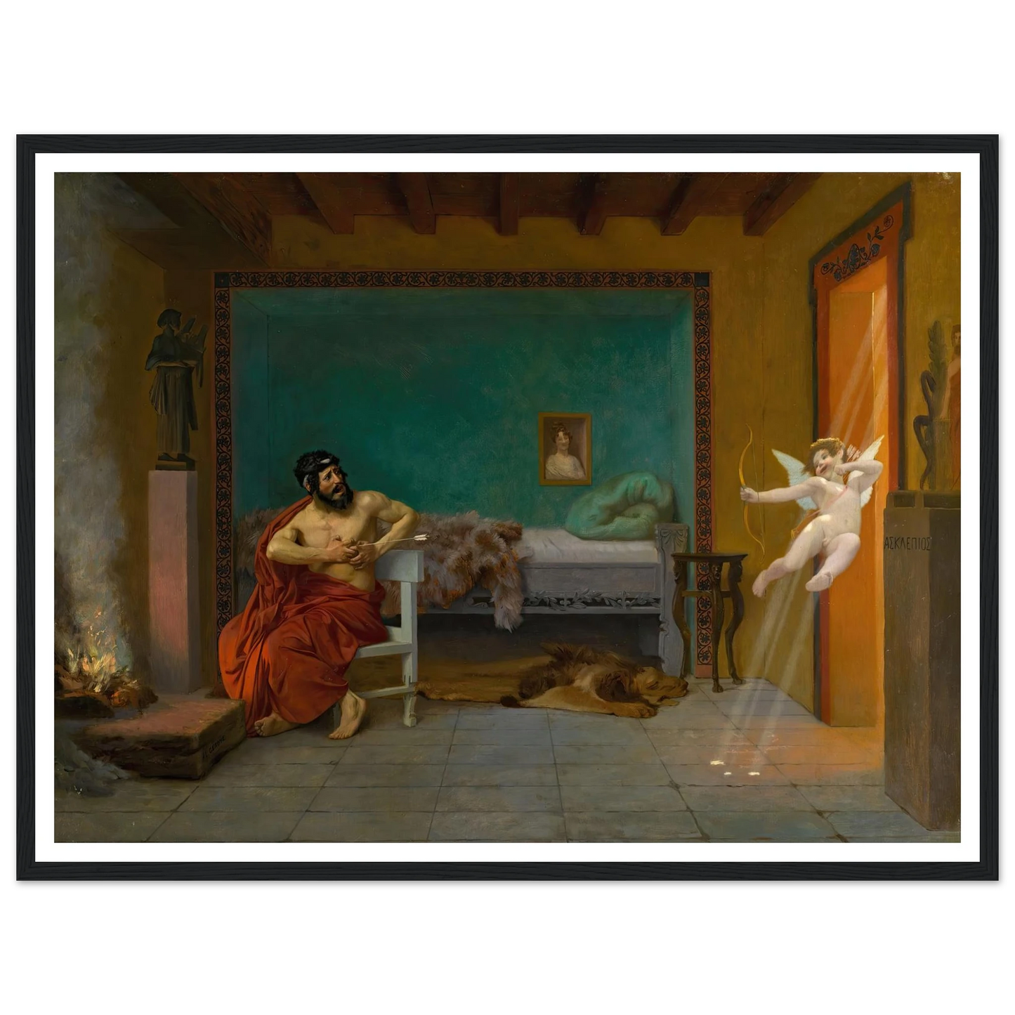 Cupid Runs out the Door Art Print | Jean Leon Gerome-Quipham Collections