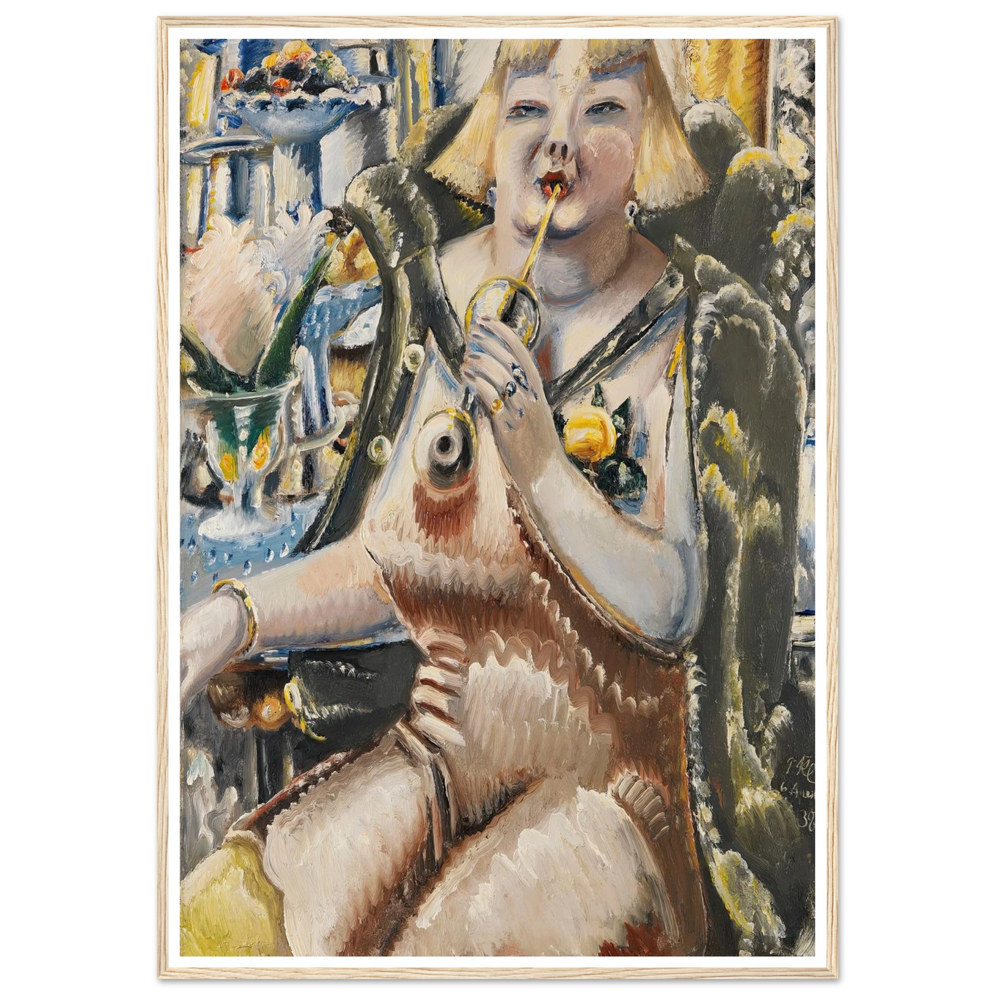 An der Bar (The Star at the Show) (1938) Art Print | Paul Kleinschmidt-Quipham Collections