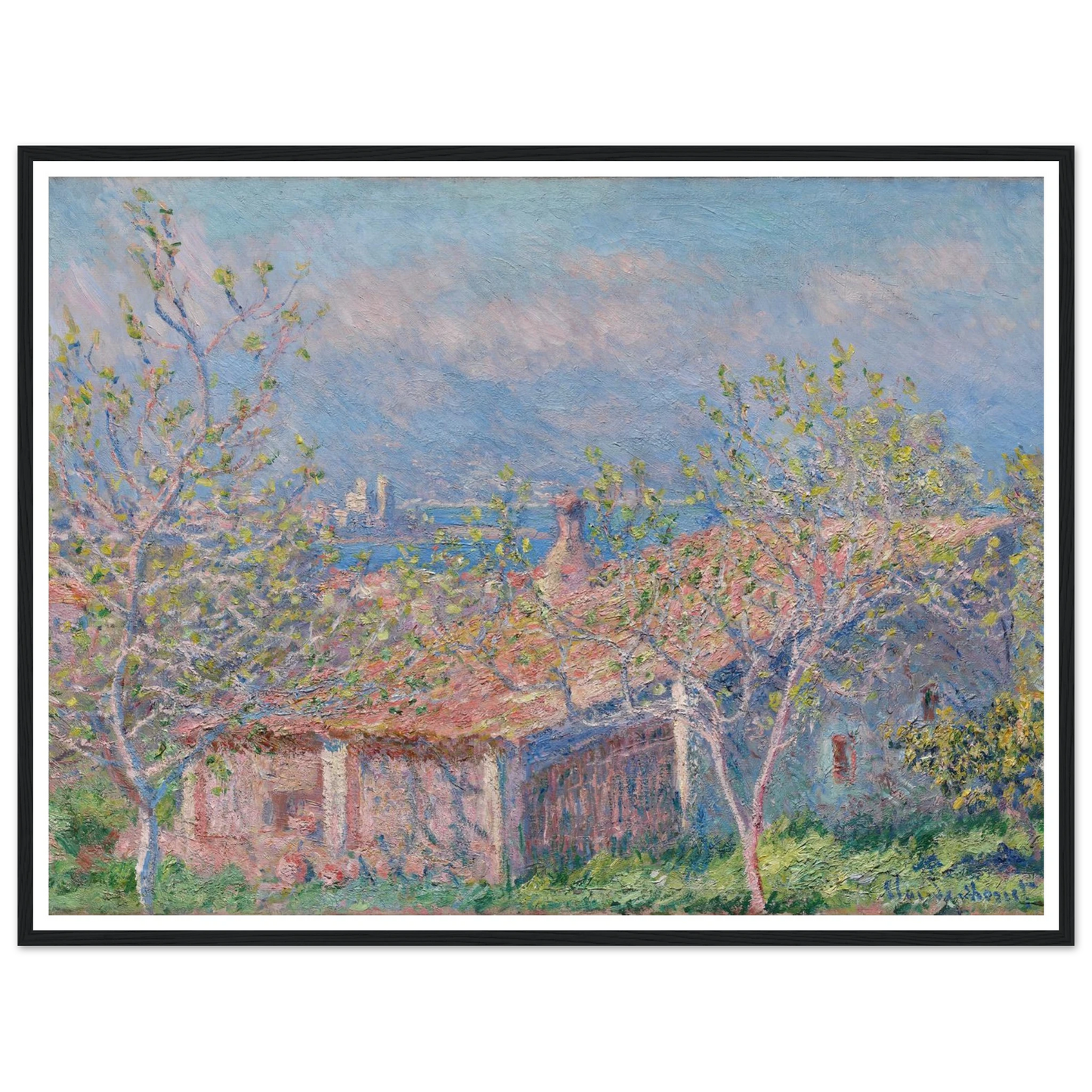 Gardener’s House at Antibes (1888) Art Print | Claude Monet-Quipham Collections