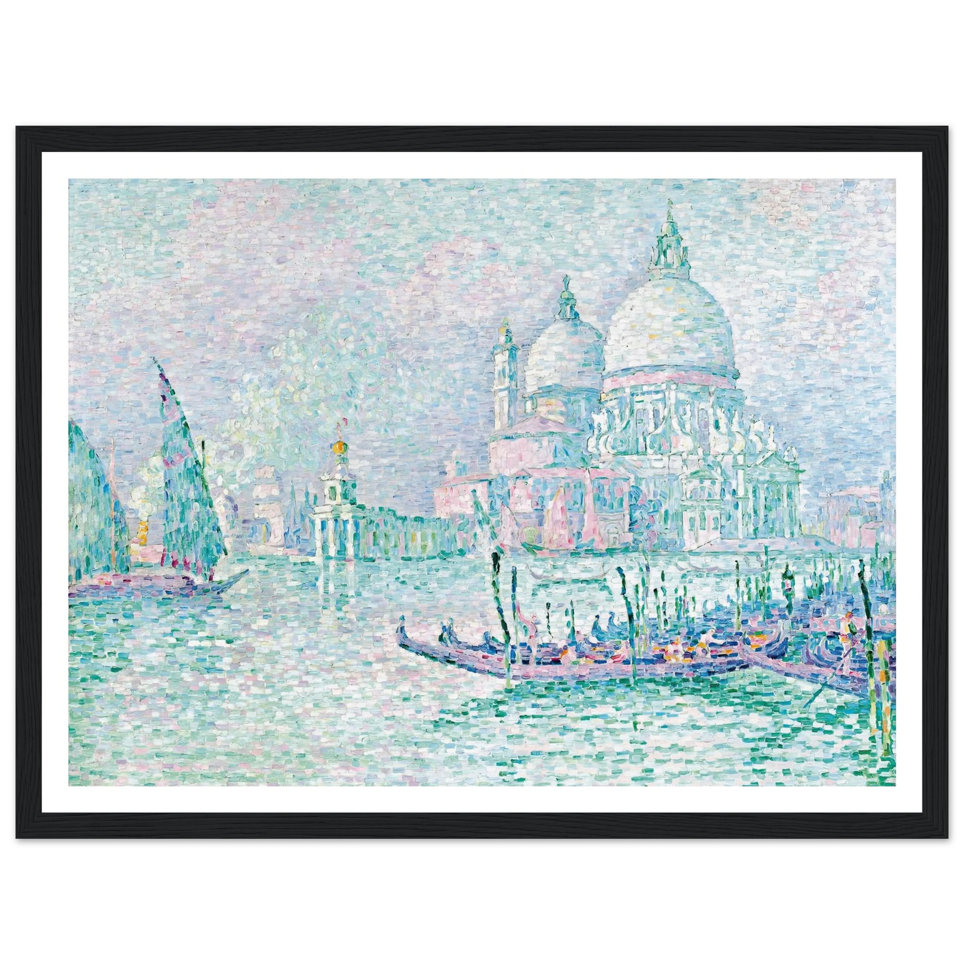 Venise. La Salute. Vert (1908) Art Print | Paul Signac-Quipham Collections