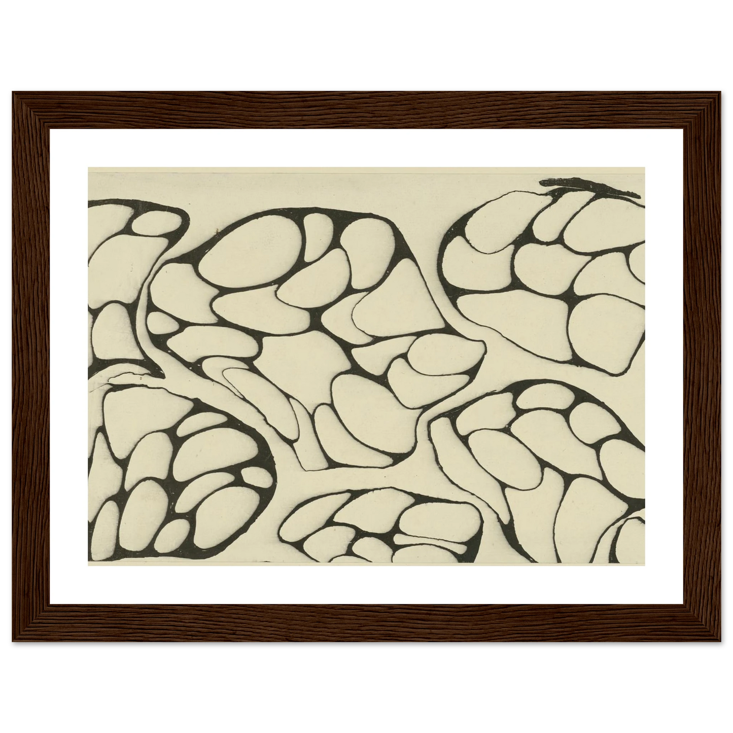 Adermarmorpapier (1903 - 1907) Art Print | Josef Hoffmann-Quipham Collections