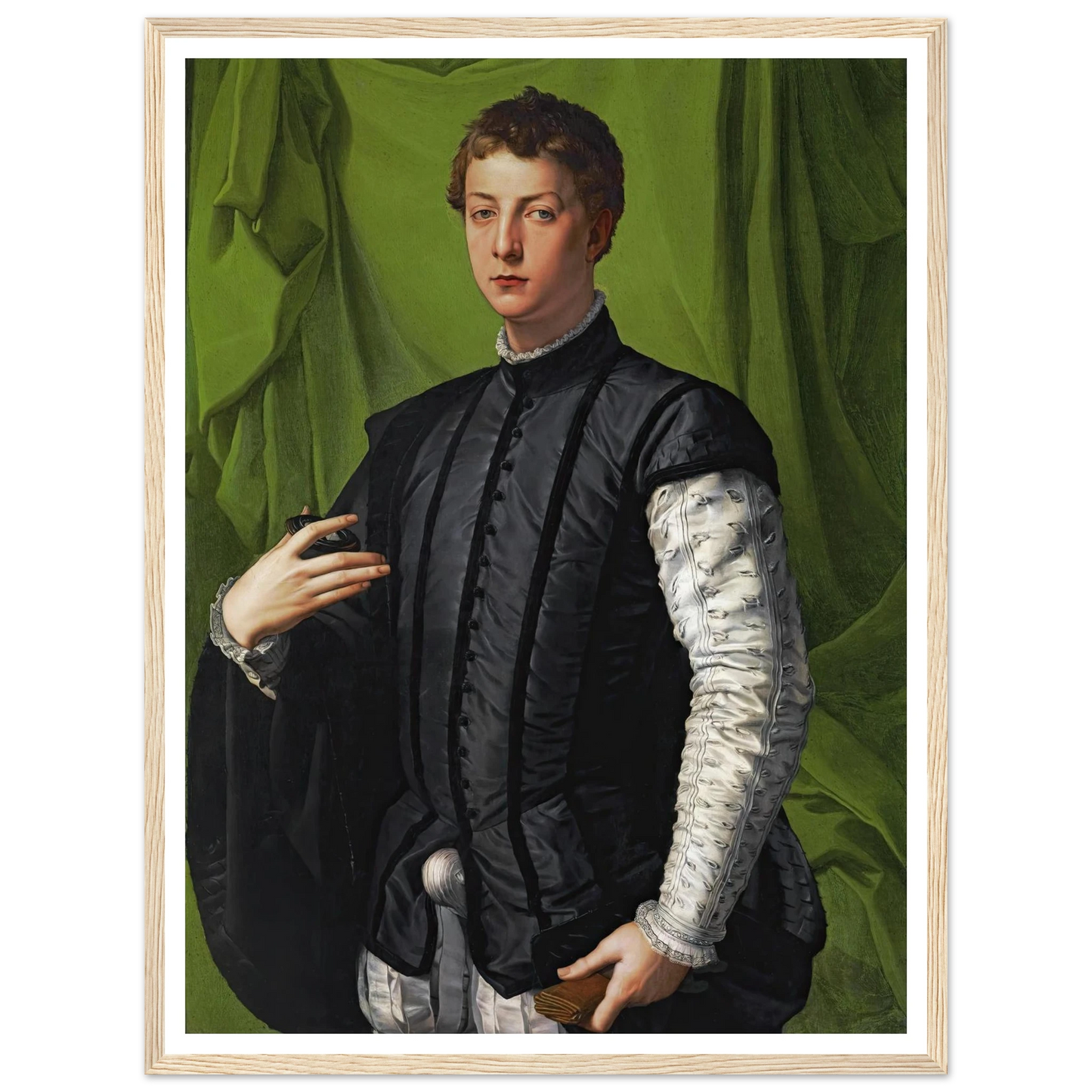 Portrait Of Lodovico Capponi (1550-1555) Art Print | Agnolo Bronzino-Quipham Collections