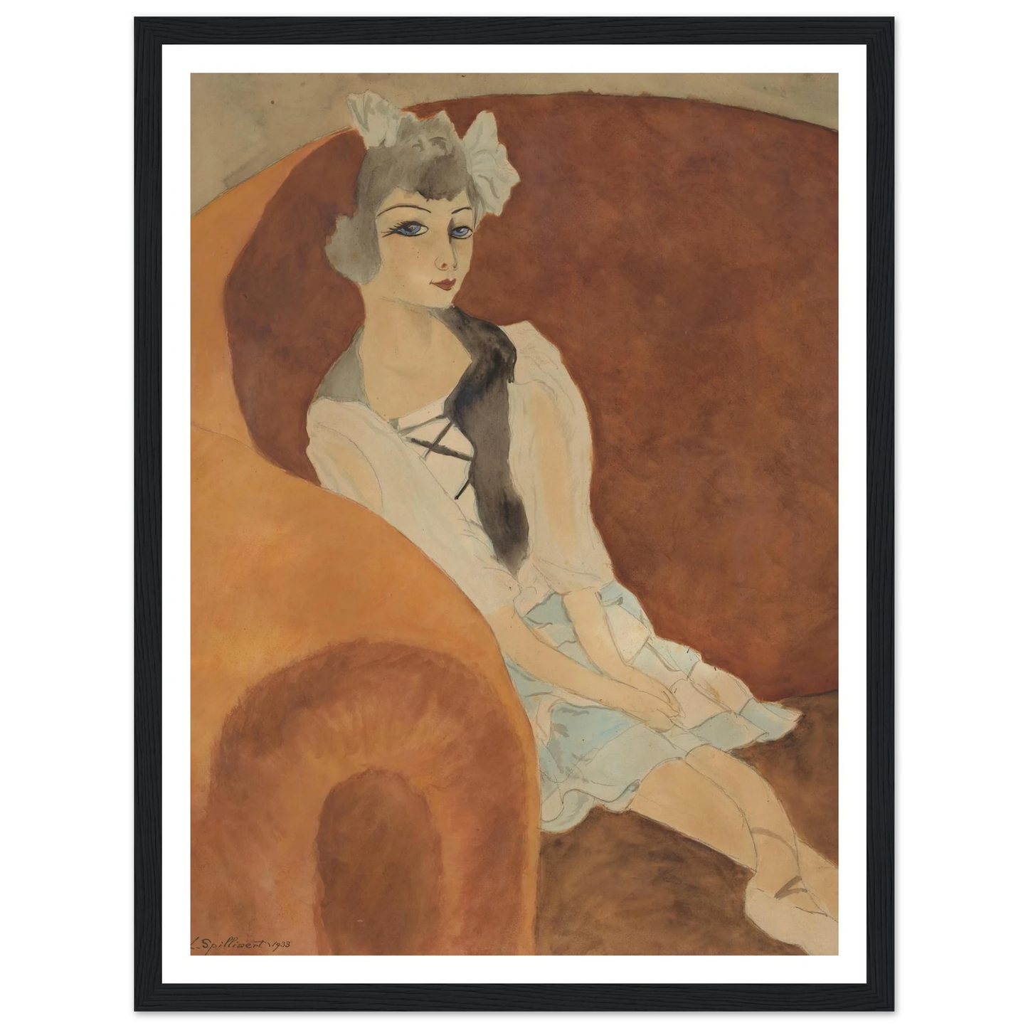 Pop in zetel (1933) Art Print | Leon Spilliaert-Quipham Collections