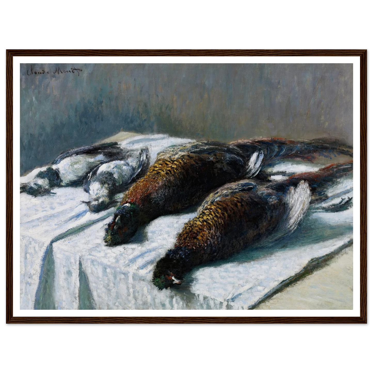 Still Life with Pheasants and Plovers (1879) Art Print | Claude Monet-Quipham Collections