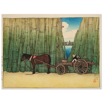 Komagata kashi (River bank, Komagata) (1919) Art Print | Kawase Hasui-Quipham Collections