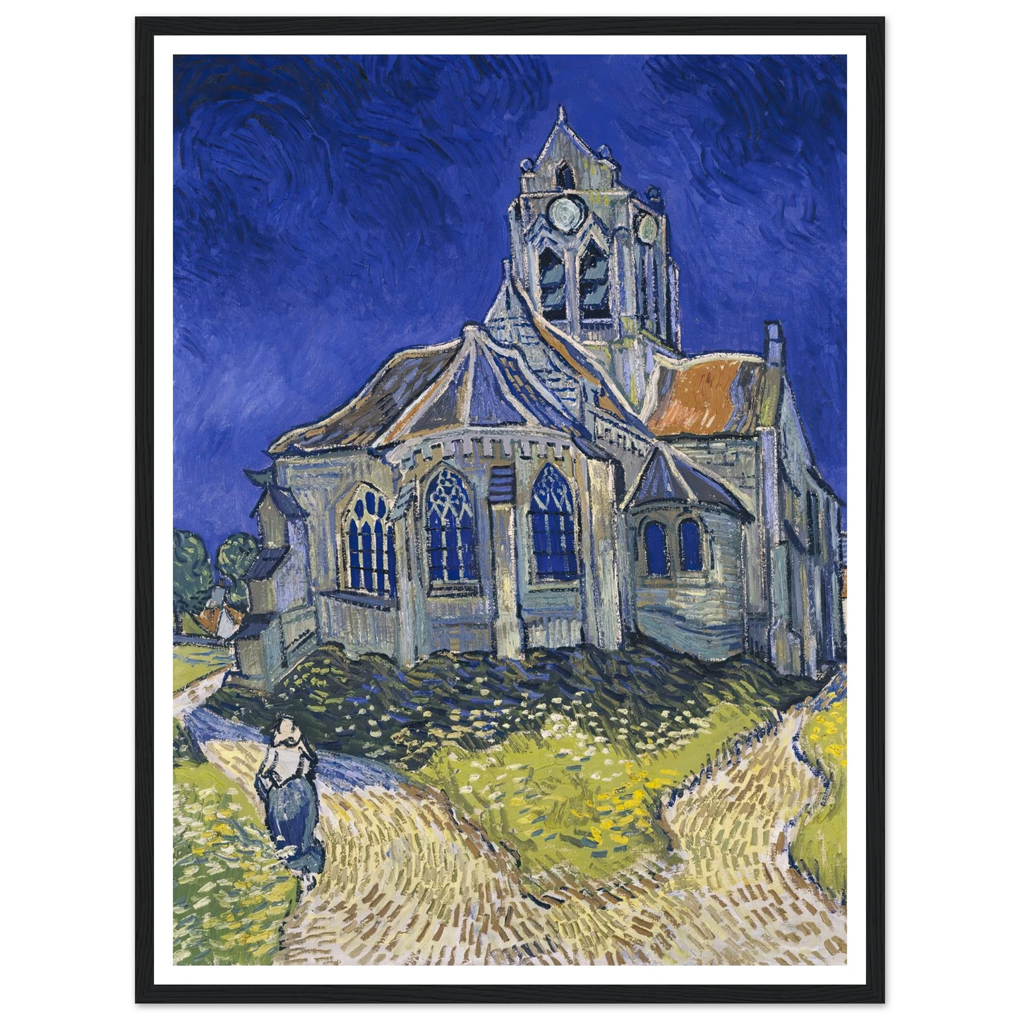 The Church in Auvers-sur-Oise, View from the Chevet (1890) Art Print | Vincent van Gogh-Quipham Collections