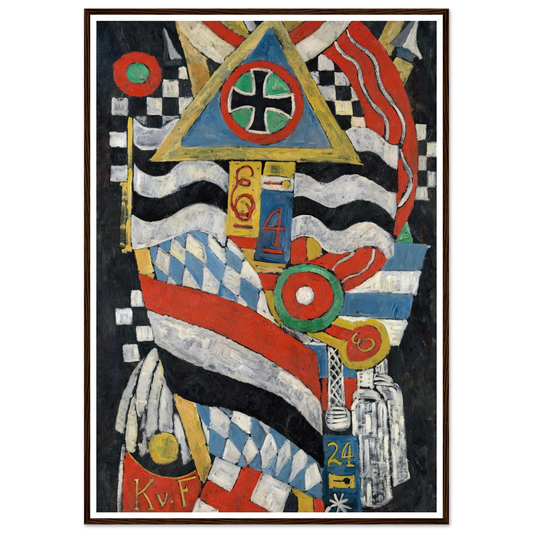 Portrait of a German Officer (1914) Art Print | Marsden Hartley-Quipham Collections
