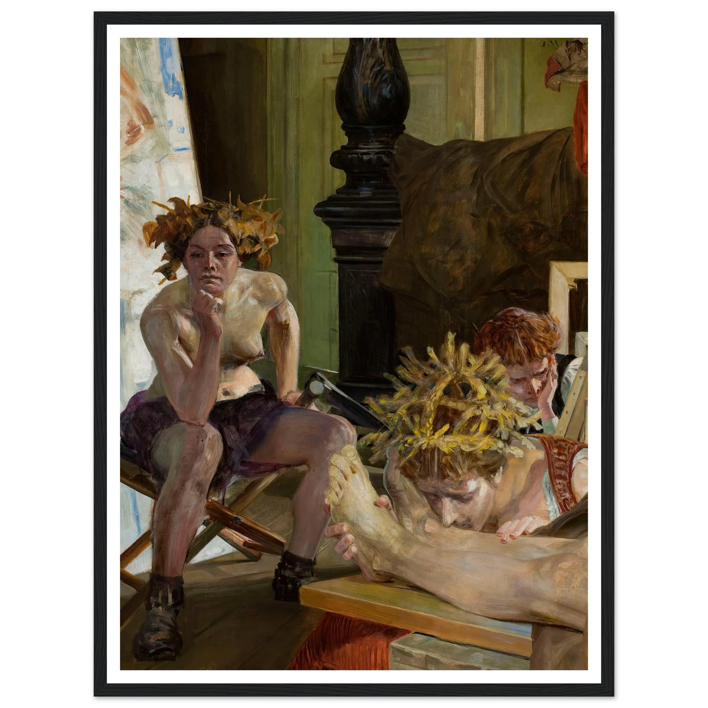 Artist’s death (1909) Art Print | Jacek Malczewski-Quipham Collections