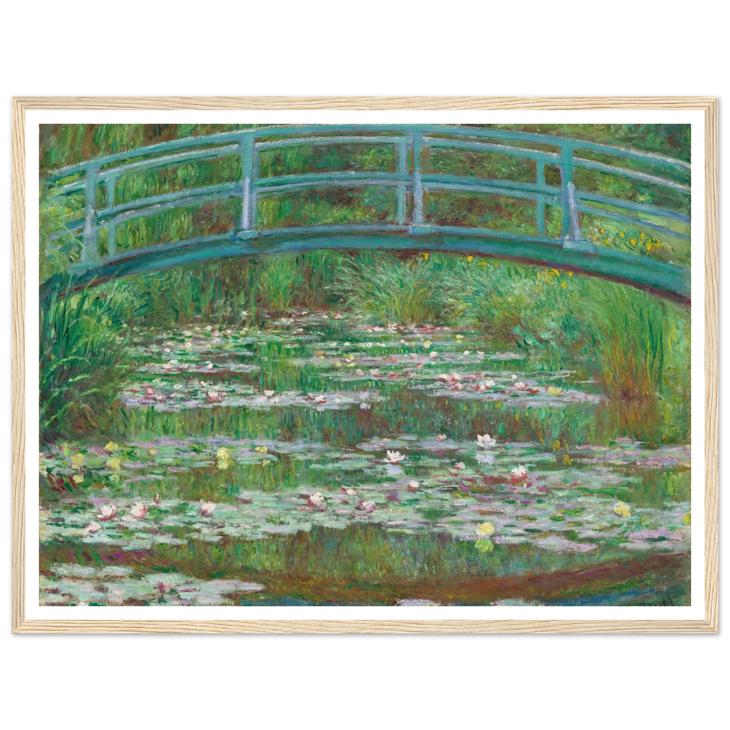 The Japanese Footbridge (1899) Art Print | Claude Monet-Quipham Collections