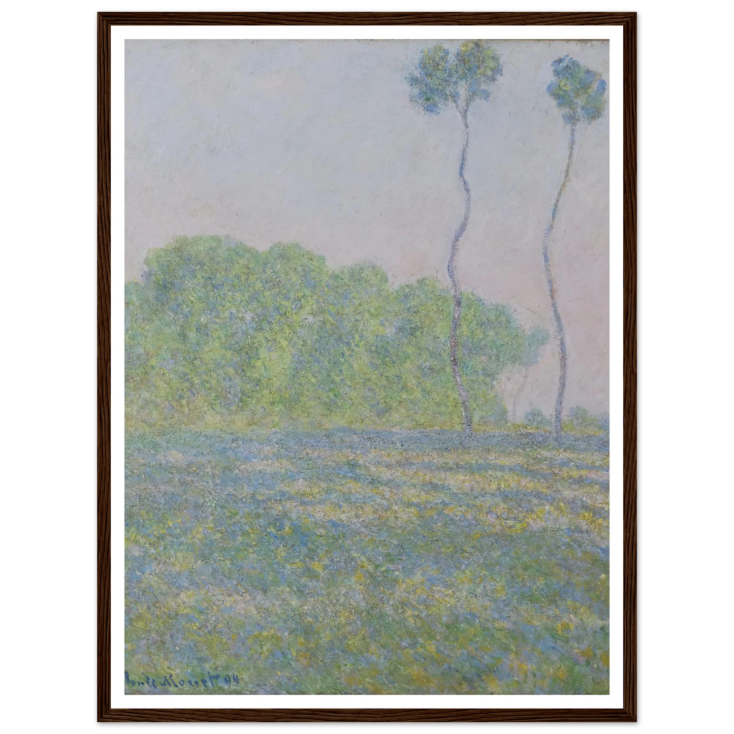 Meadow at Giverny (1894) Art Print | Claude Monet-Quipham Collections