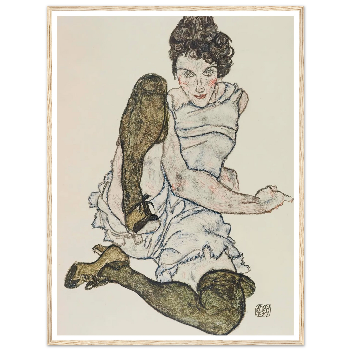 Handzeichnungen (1920) Art Print | Egon Schiele-Quipham Collections