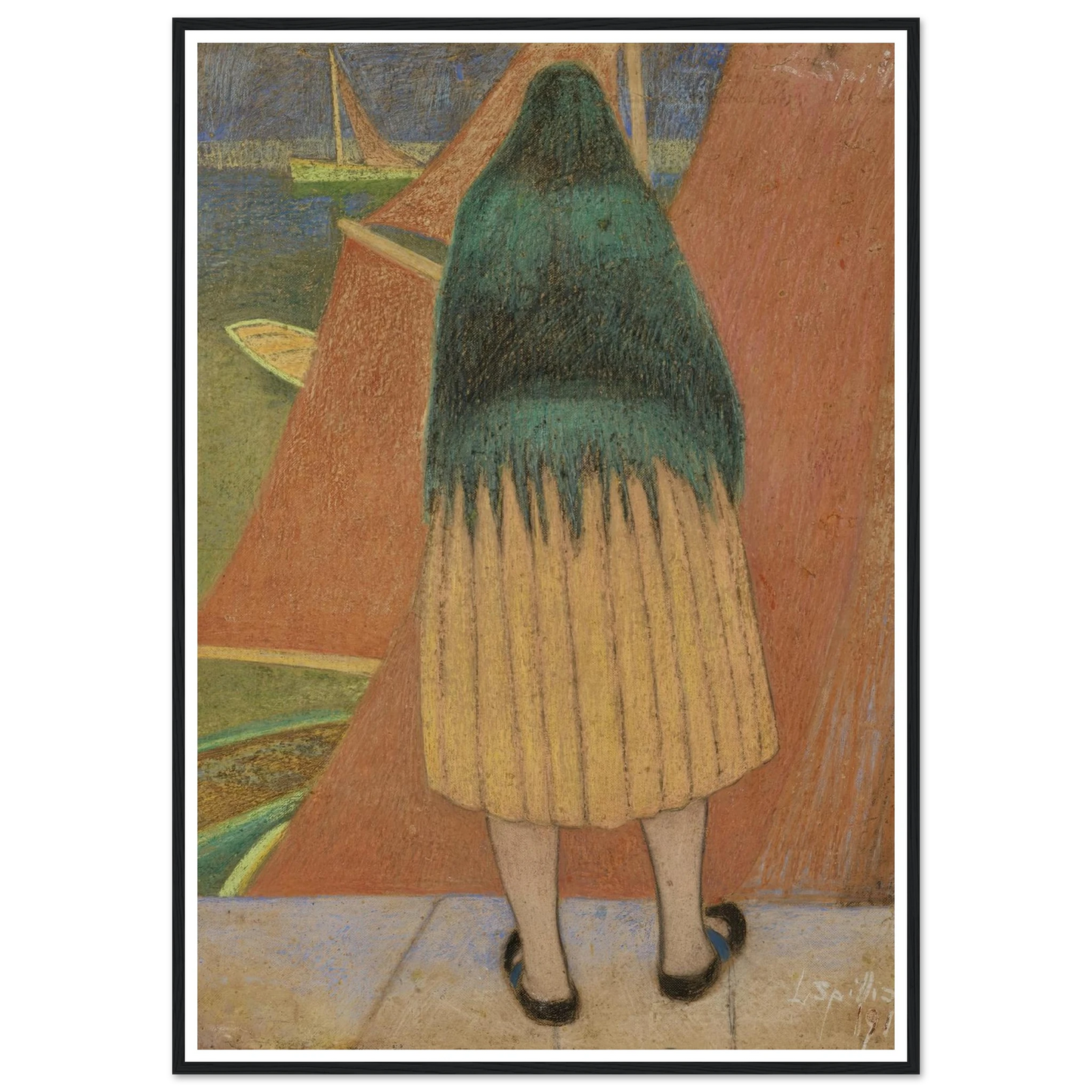 Vissersvrouw (1912) Art Print | Leon Spilliaert-Quipham Collections