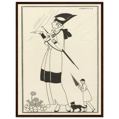 Tailleur de ratin (1914) Art Print | George Barbier-Quipham Collections