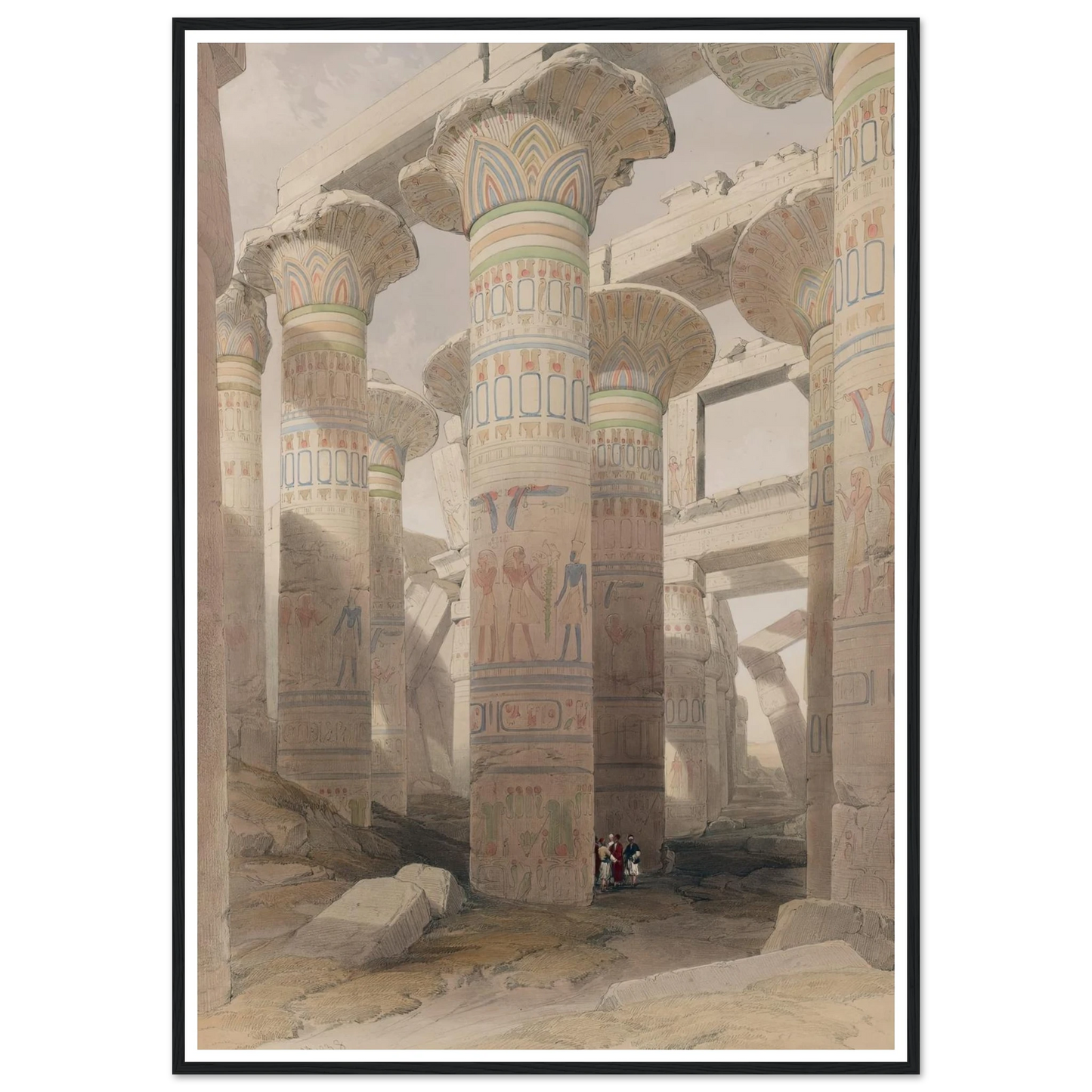 Karnac [Karnak]. Nov. 29th, 1838 (1846-1849) Art Print | David Roberts-Quipham Collections