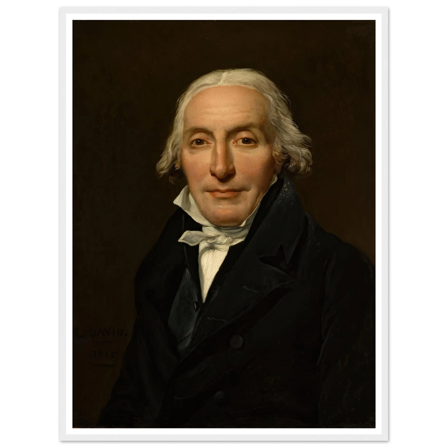 Portrait Of Jean-Pierre Delahaye Art Print | Jacques Louis David-Quipham Collections
