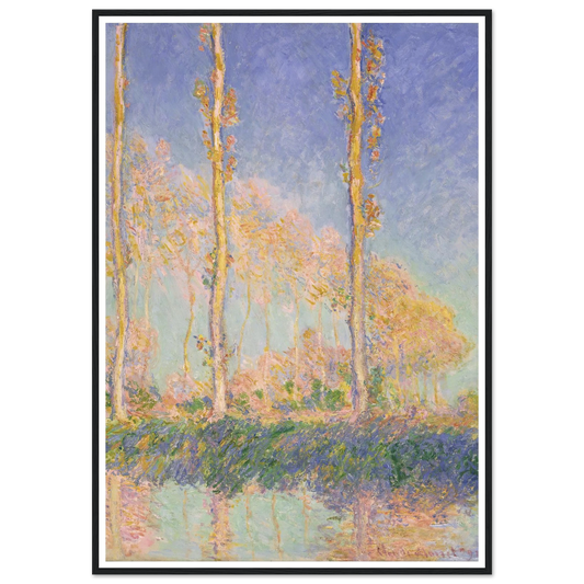 Poplars (1891) Art Print | Claude Monet-Quipham Collections
