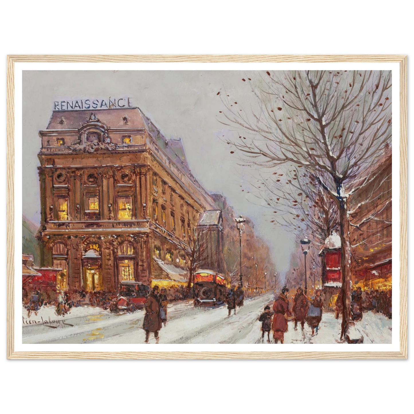 Théâtre de la Renaissance Art Print | Eugene Galien Laloue-Quipham Collections