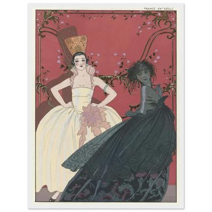 Le Jour et la Nuit (1922) Art Print | George Barbier-Quipham Collections