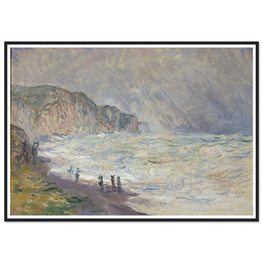Heavy Sea at Pourville (1897) Art Print | Claude Monet-Quipham Collections