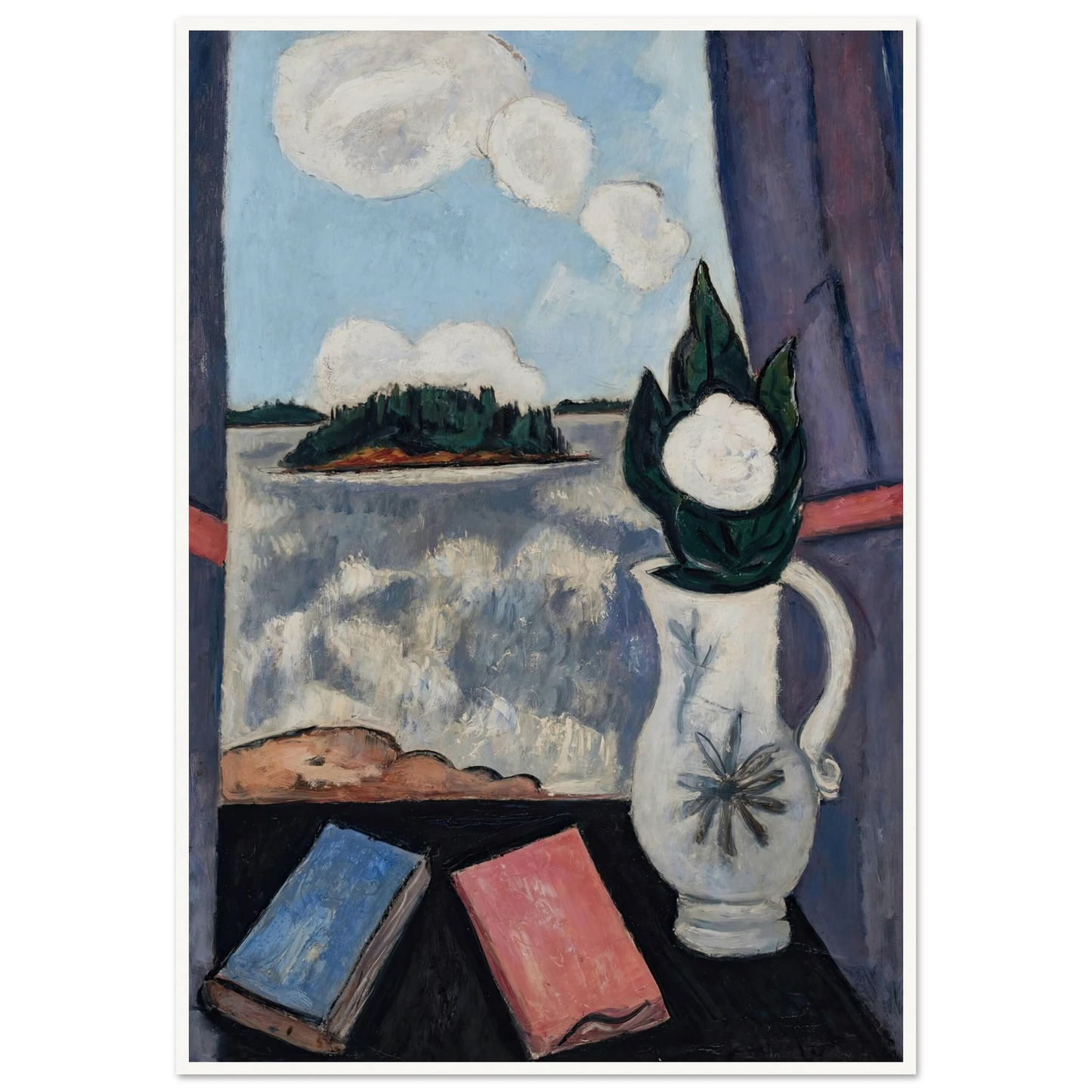 Summer Sea Window (circa 1939-40) Art Print | Marsden Hartley-Quipham Collections