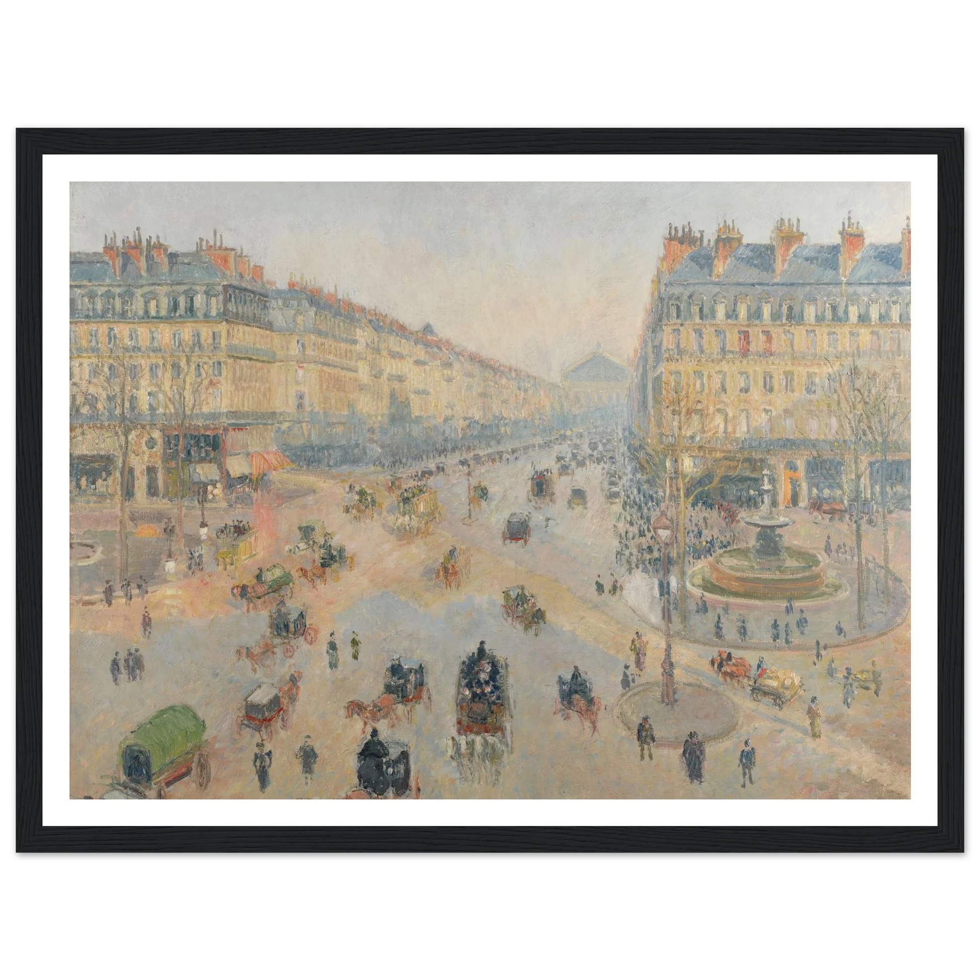 L’Avenue de l’Opéra (1898) Art Print | Camille Pissarro-Quipham Collections