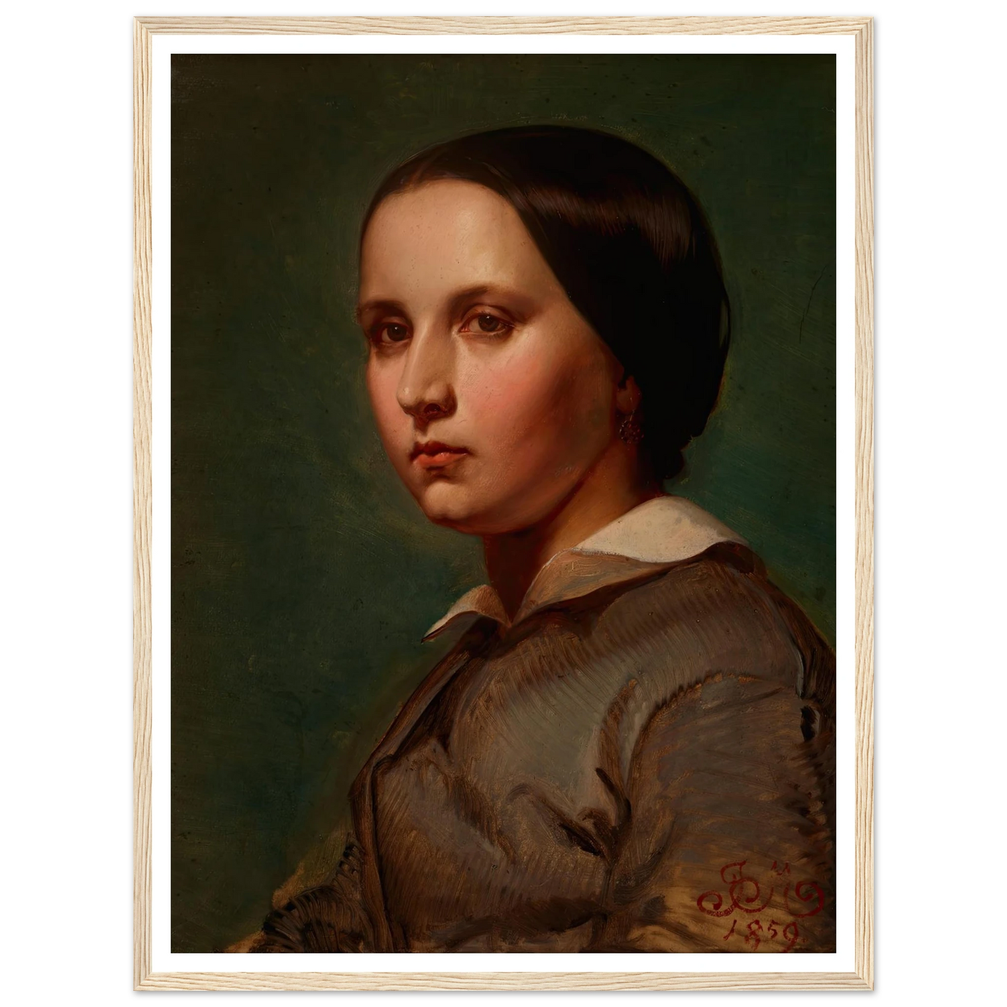 Portrait of Maria Matejko (1859) Art Print | Jan Matejko-Quipham Collections