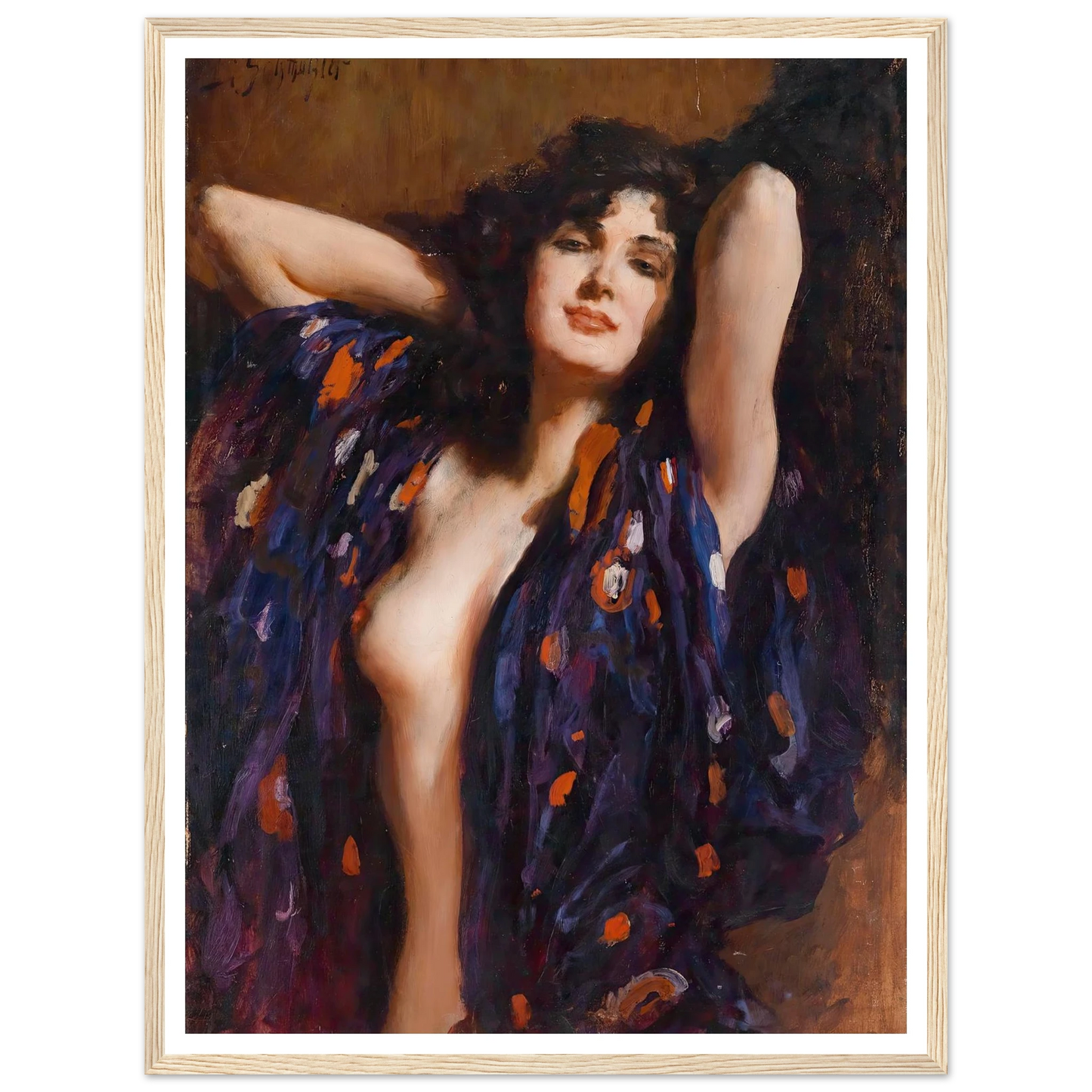 Verführerischer Blick Art Print | Leopold Schmutzler-Quipham Collections