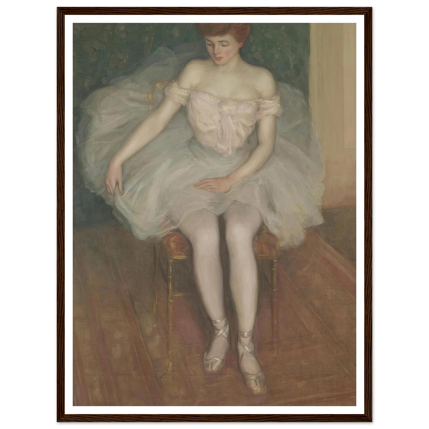 Ballerina (1904) Art Print | Frederick Carl Frieseke - Framed Poster - 30x40 cm / 12x16″ - Black frame