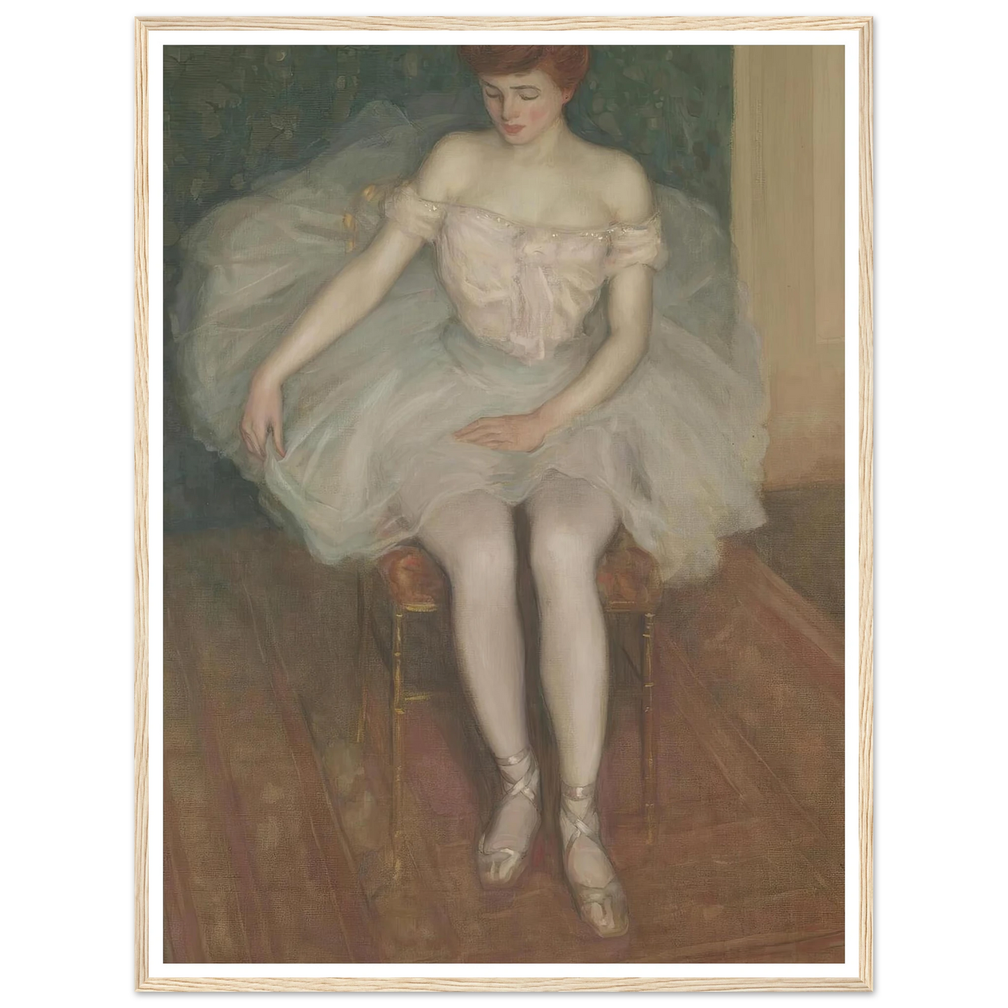 Ballerina (1904) Art Print | Frederick Carl Frieseke - Framed Poster - 30x40 cm / 12x16″ - Black frame
