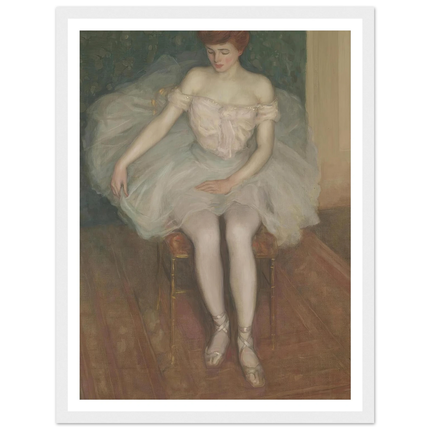 Ballerina (1904) Art Print | Frederick Carl Frieseke - Framed Poster - 30x40 cm / 12x16″ - Black frame