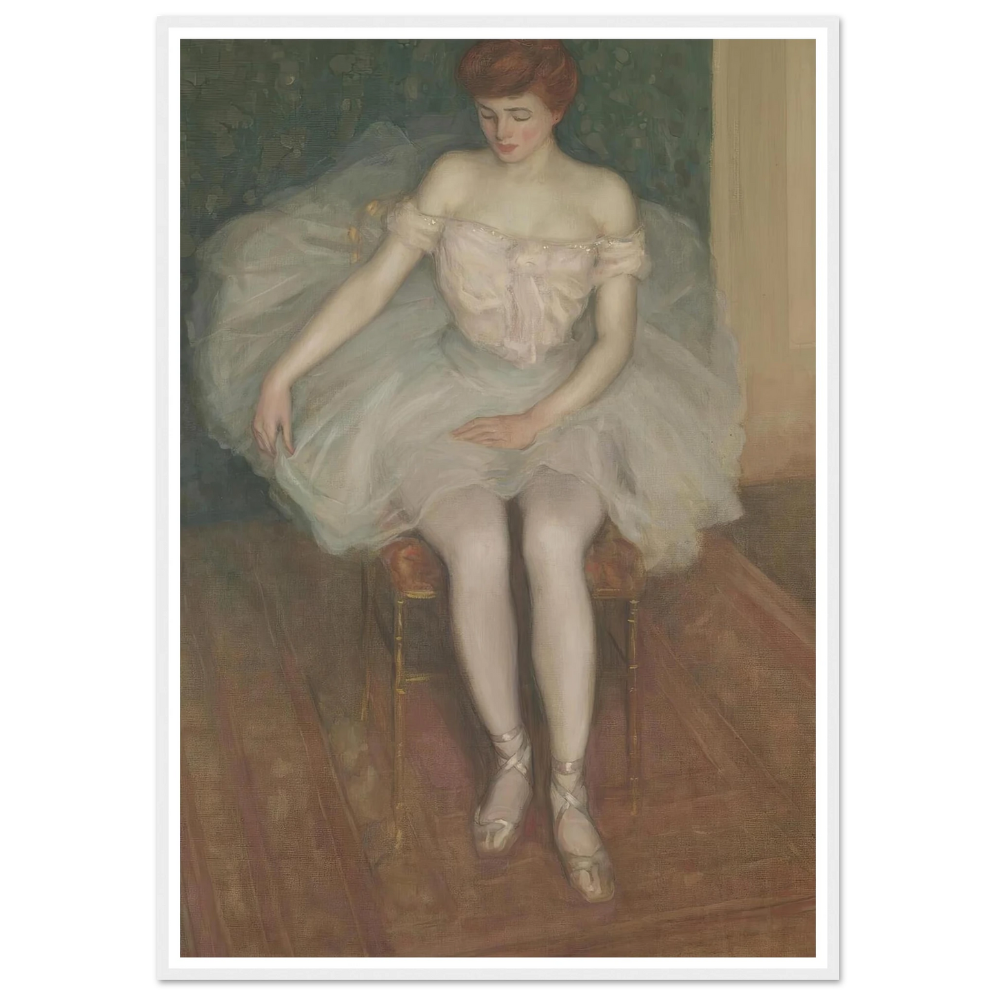Ballerina (1904) Art Print | Frederick Carl Frieseke - Framed Poster - 30x40 cm / 12x16″ - Black frame