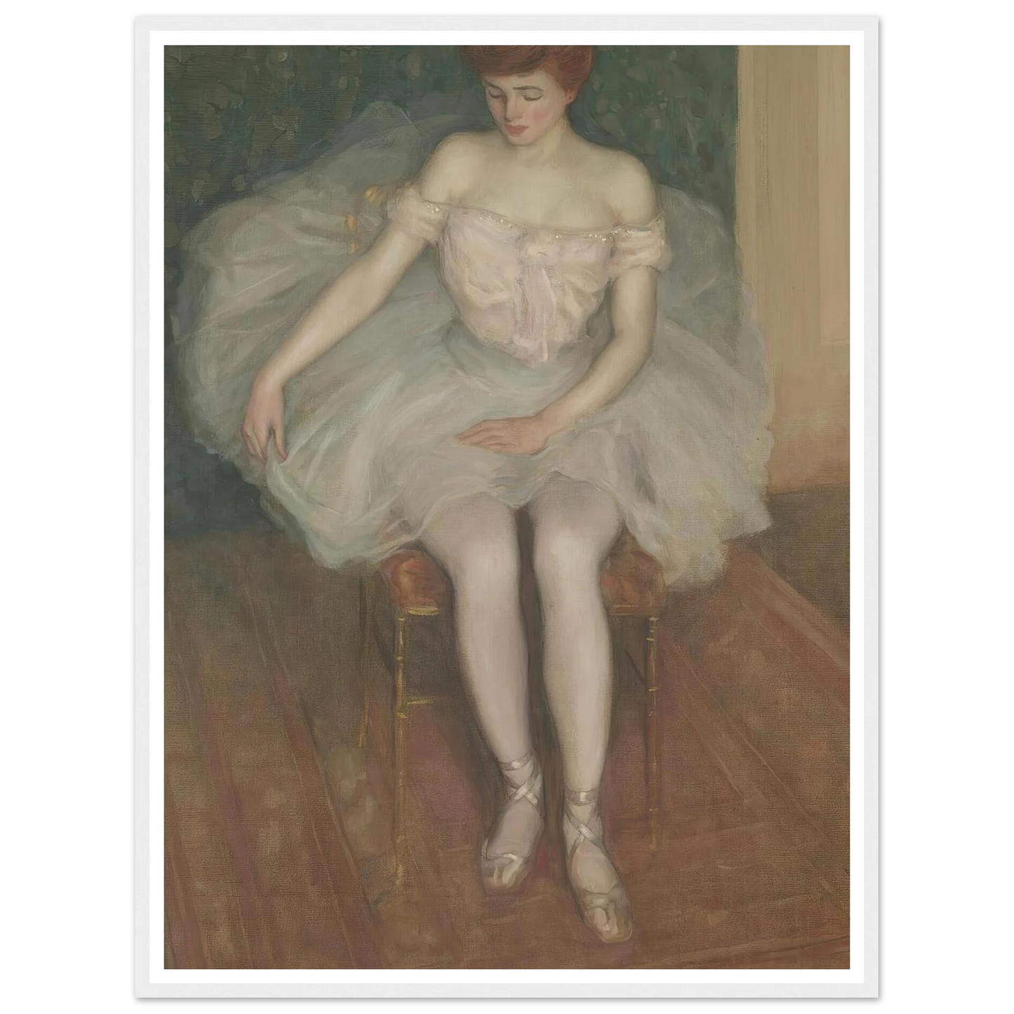 Ballerina (1904) Art Print | Frederick Carl Frieseke - Framed Poster - 30x40 cm / 12x16″ - Black frame