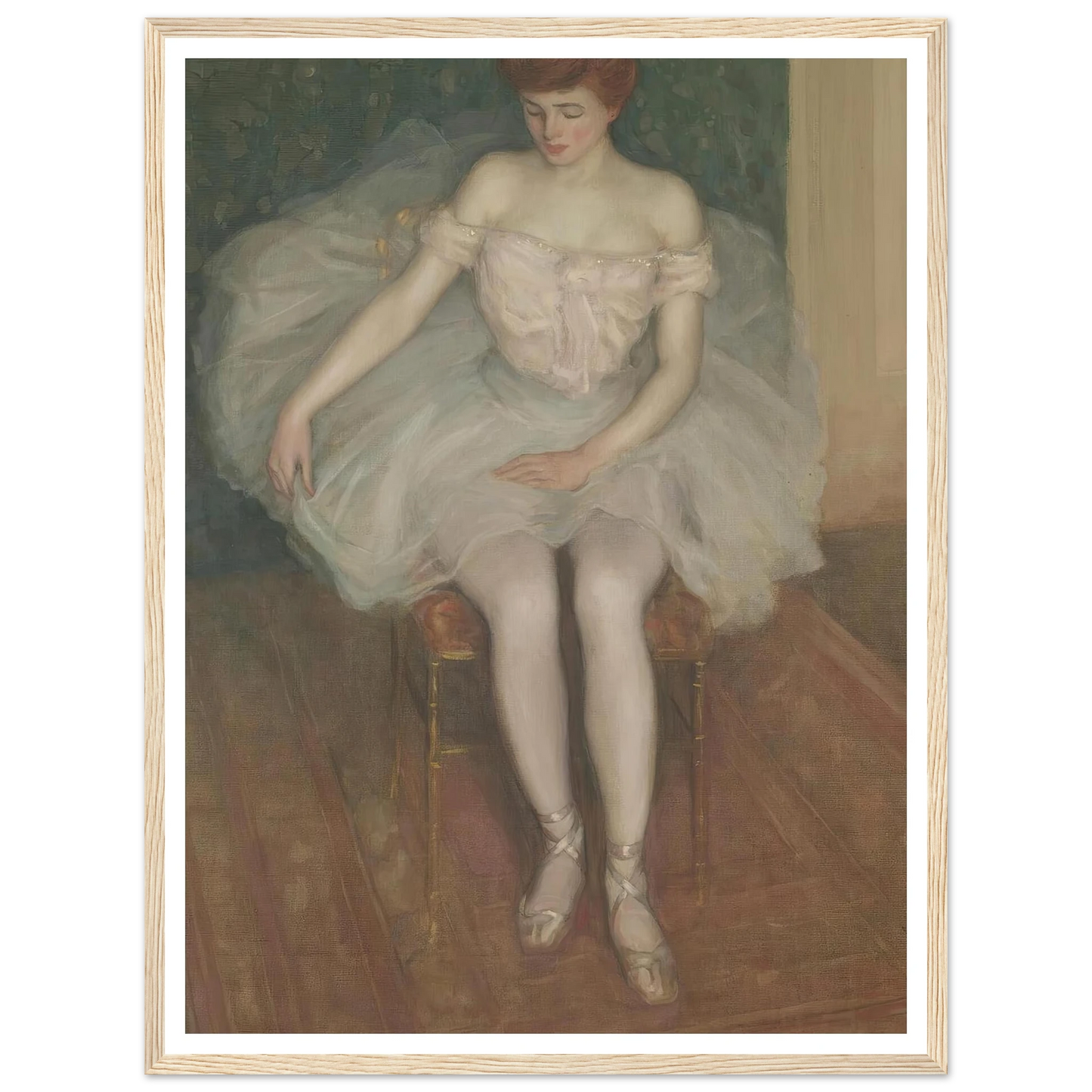 Ballerina (1904) Art Print | Frederick Carl Frieseke - Framed Poster - 30x40 cm / 12x16″ - Black frame