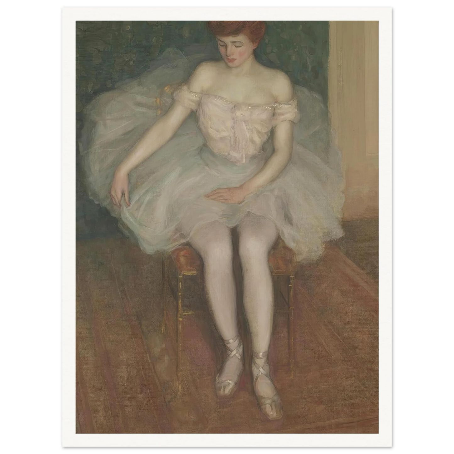 Ballerina (1904) Art Print | Frederick Carl Frieseke - Framed Poster - 30x40 cm / 12x16″ - Black frame