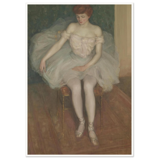 Ballerina (1904) Art Print | Frederick Carl Frieseke - Framed Poster - 30x40 cm / 12x16″ - Black frame